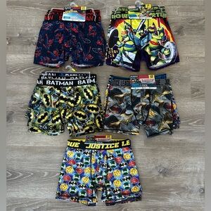5 - 3 Packs Boys Athletic Boxer Brief Underwear Size 8 New with Tags